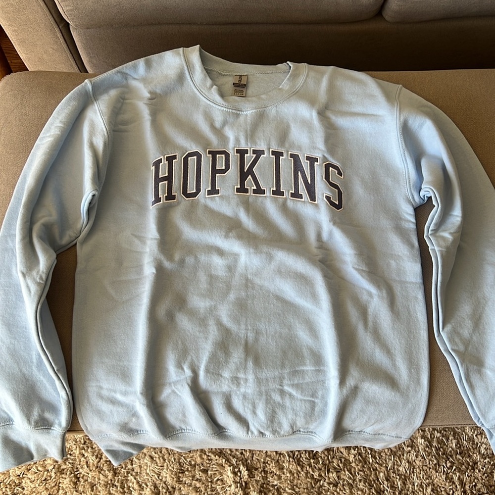 NWT Hopkins embroidered university crewneck sweatshirt